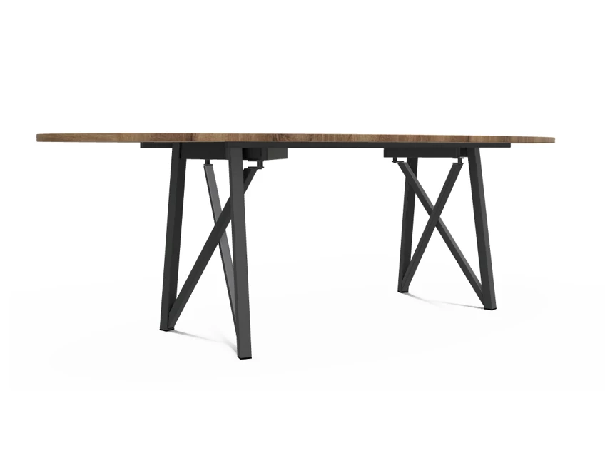 Eettafel Wacko 3.0 Halifax Epoxy HT75cm Perfecta Legs