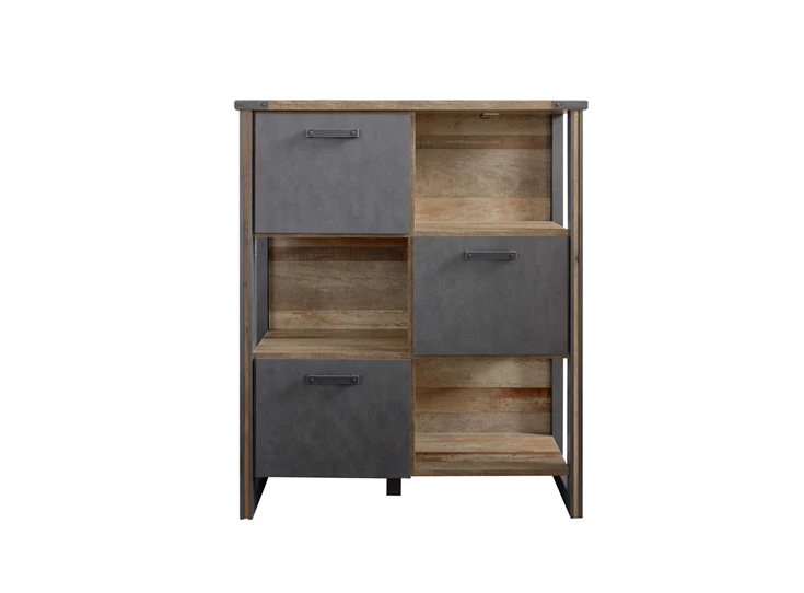 Prima floor shelf kastje trendteam oud hout matera finish 1868-880-23