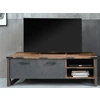 Prime tv-meubel prima trendteam 1868-322-23 oud hout matera finish 2 deuren 2 open vakken industrieel