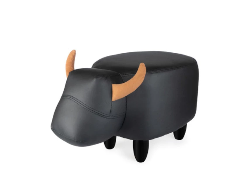 stool la vache black krukje voetsteun woondecoratie woonaccessoire bergers belgium bvba b27106