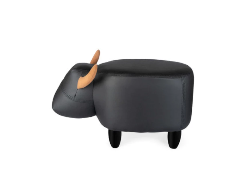 stool la vache black krukje voetsteun woondecoratie woonaccessoire b27106 bergers belgium bvba
