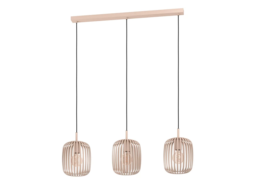 900497 romazzina hanglamp 3 lichtpunten metaal sand eglo
