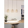 900497 romazzina hanglamp 3 lichtpunten metaal sand eglo sfeerbeeld