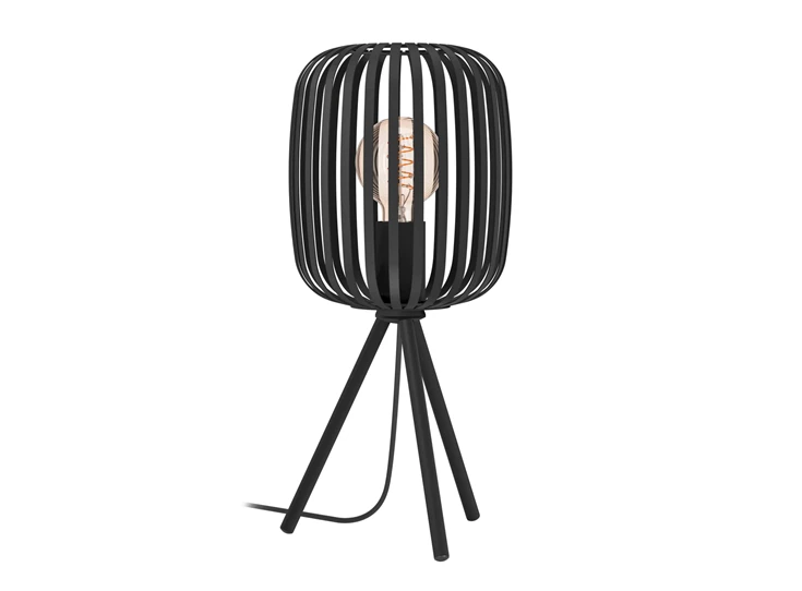 900519 romazinna tafellamp zwart metaal 1 lichtpunt eglo