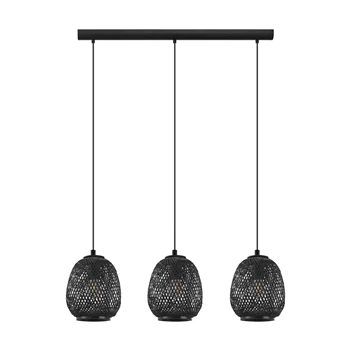 43266 dembleby hanglamp 3 lichtpunten eglo zwart