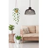 43288 ausnby hanglamp zwart 1 lichtpunt eglo hout sfeerbeeld