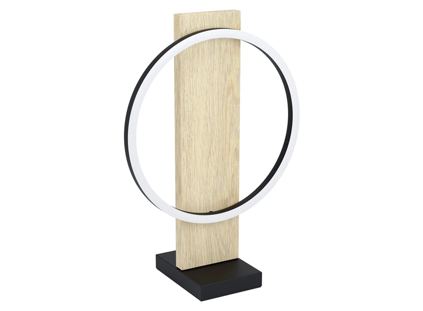 99469 boyal tafellamp eiken fineer eglo led kunststof