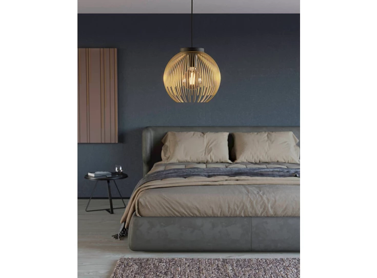 900166 venezuela hanglam 1 lichtpunt eglo goud staal sfeerbeeld