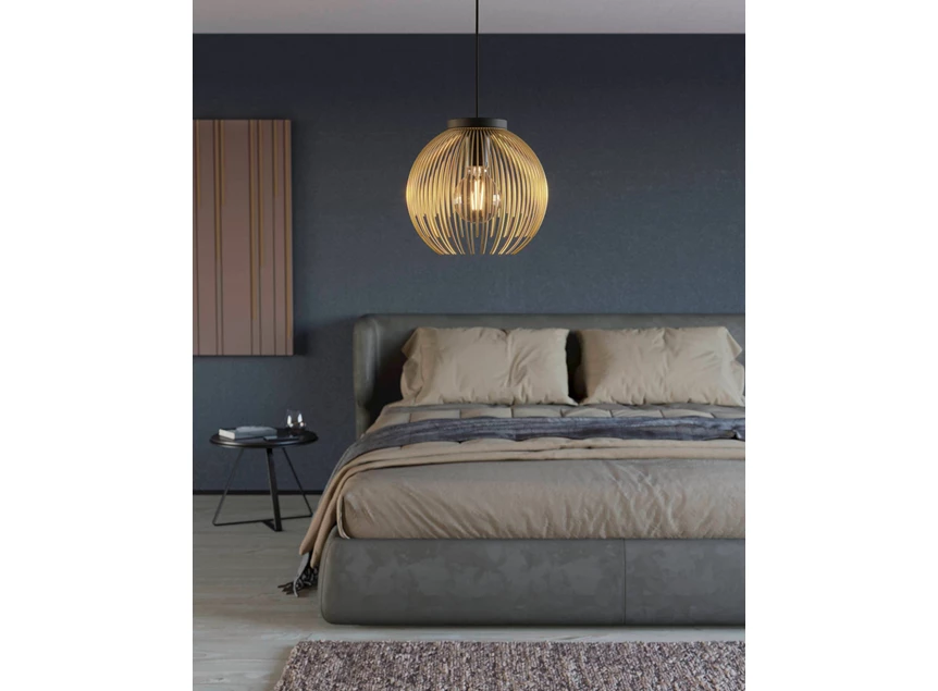 900166 venezuela hanglam 1 lichtpunt eglo goud staal sfeerbeeld