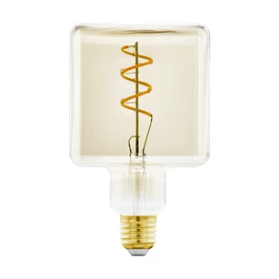 11818 led lamp e27 kubus amber glas eglo lichtbron