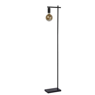 21721-01-30 leanne vloerlamp lucide strak zwart metaal