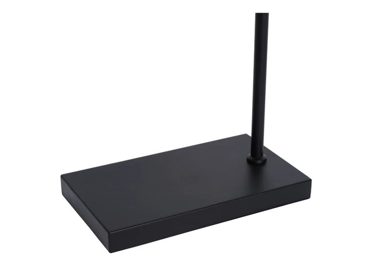 21721-01-30 leanne vloerlamp lucide strak zwart metaal detail voet