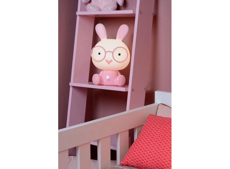 71591-03-66 off dodo rabbit tafellamp lucide dimbaar LED USB sfeerbeeld