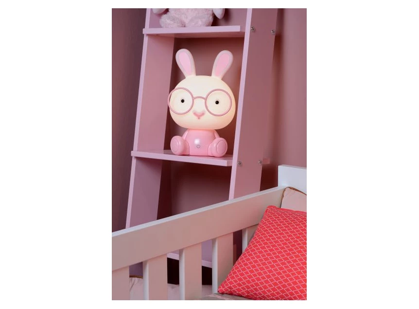 71591-03-66 off dodo rabbit tafellamp lucide dimbaar LED USB sfeerbeeld