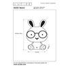 71591-03-66 off dodo rabbit tafellamp lucide dimbaar LED USB technische tekening