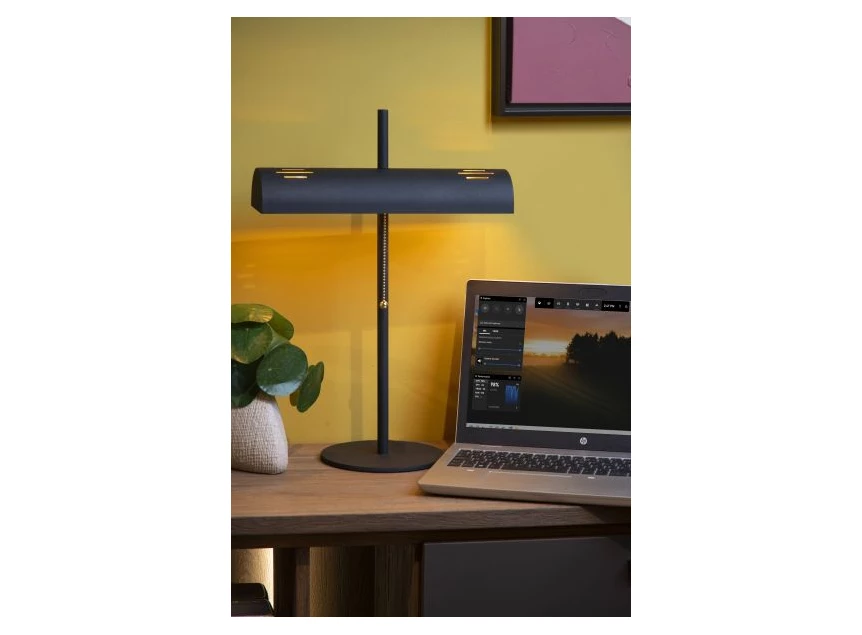 20522-02-30 glendale retro tafellamp e27 lucide zwart metaal koordje sfeerbeeld