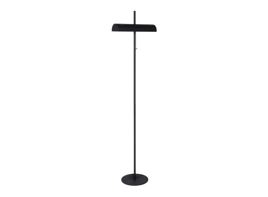 20722-02-30 glendale vloerlamp lucide retro zwart metaal koordje