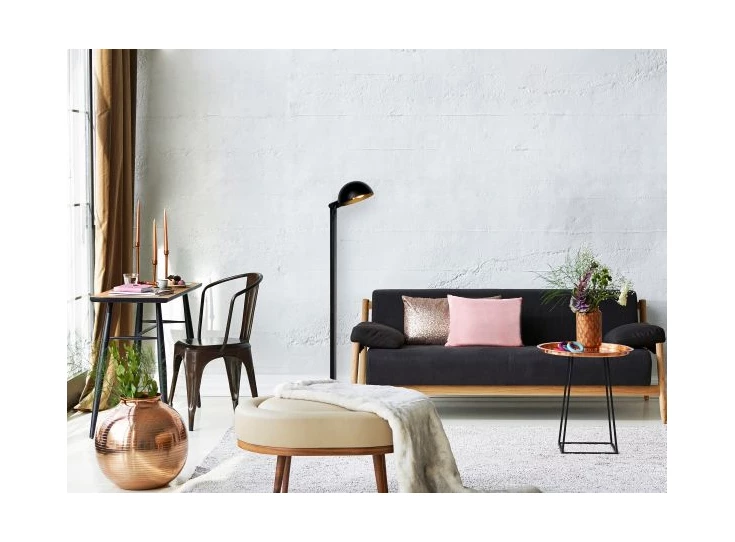 20723-01-30 austin vloerlamp stoer klassiek e27 lucide zwart metaal sfeerbeeld