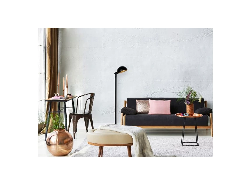 20723-01-30 austin vloerlamp stoer klassiek e27 lucide zwart metaal sfeerbeeld