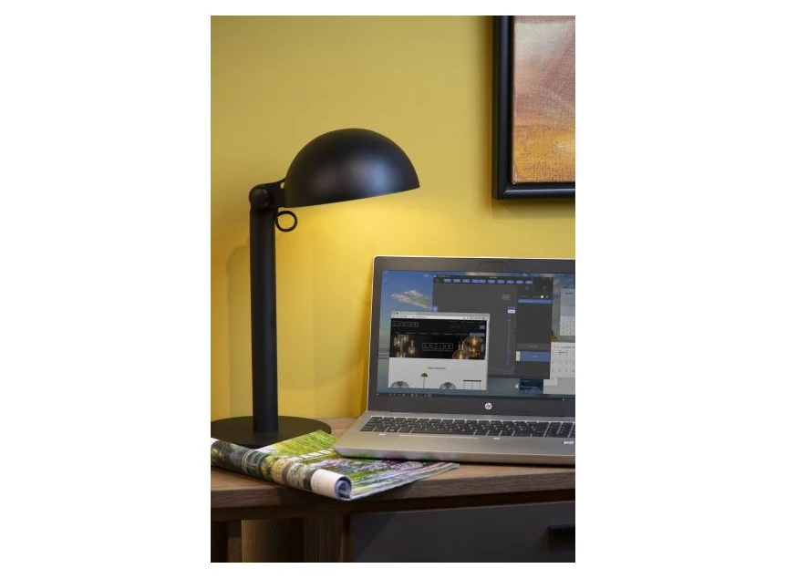 20523-01-30 austin tafellamp zwart metaal tijdloos e27 lucide sfeerbeeld