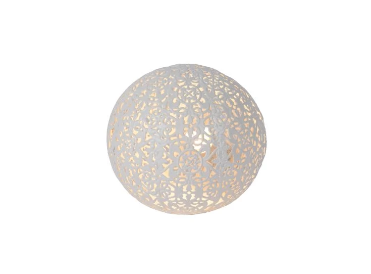 46501-01-31 paolo tafellamp wit lucide G9 metaal brandend