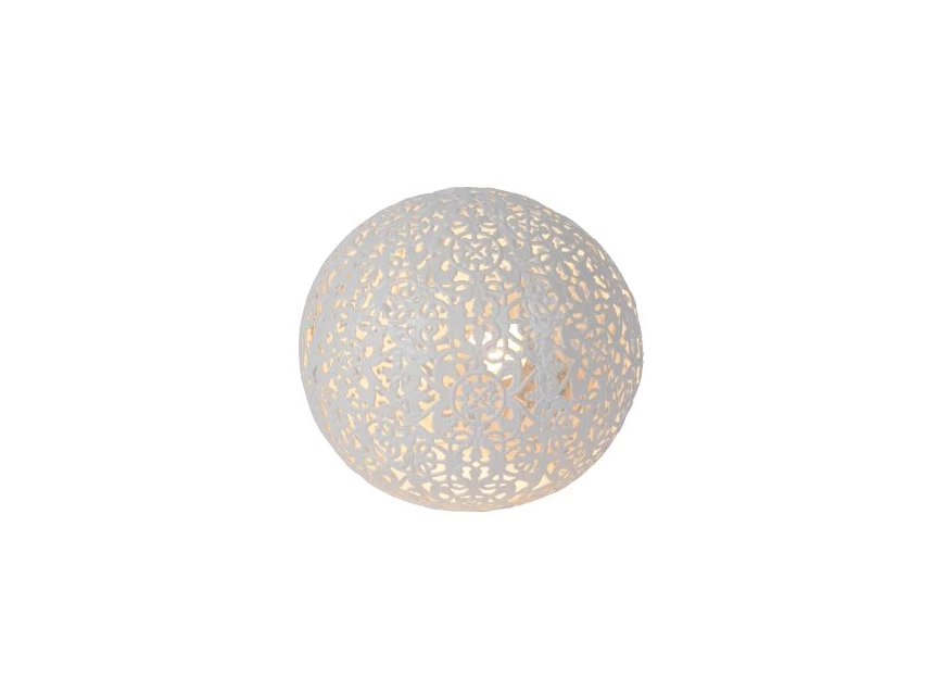 46501-01-31 paolo tafellamp wit lucide G9 metaal brandend