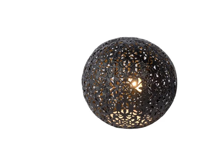 46501-01-30 paolo tafellamp zwart lucide G9 metaal brandend