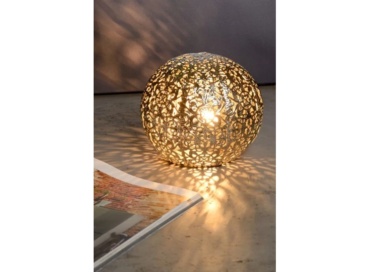 46501-01-14 paolo tafellamp zilver lucide G9 metaal sfeerbeeld