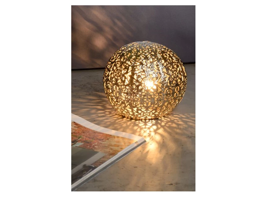 46501-01-14 paolo tafellamp zilver lucide G9 metaal sfeerbeeld