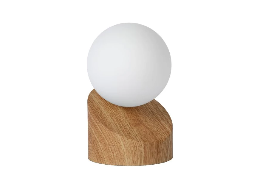 45561-01-72 tafellamp len lucide opaal glas metalen voet G9