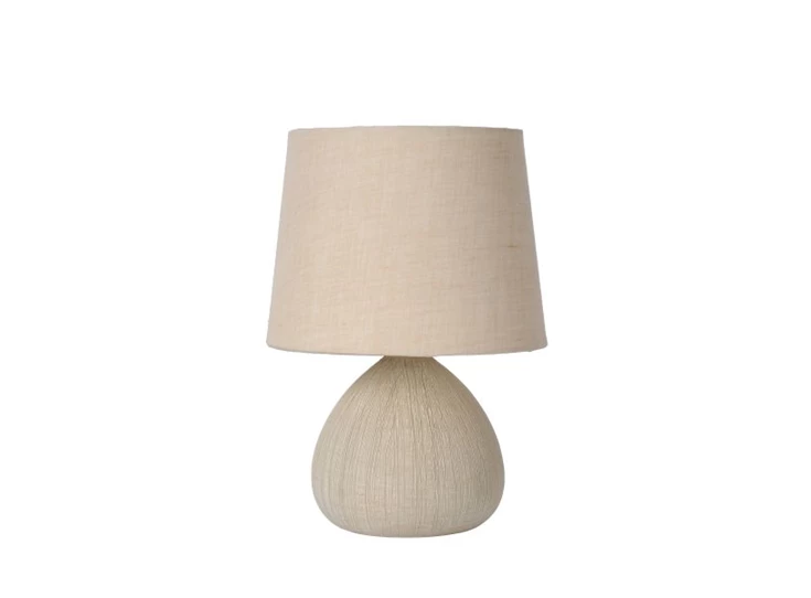 47506-81-38 ramzi tafellamp beige lucide e14 keramiek