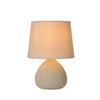 47506-81-38 ramzi tafellamp beige lucide e14 keramiek brandend