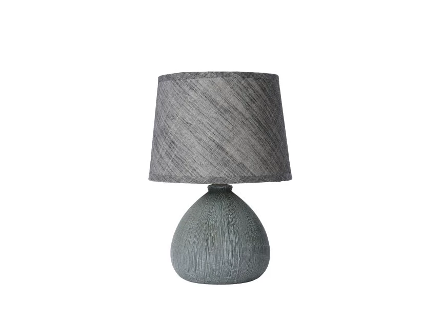 47506-81-36 ramzi tafellamp grijs lucide e14 keramiek