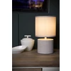 47502-81-38 greasby lucide tafellamp beige keramiek katoenen kap sfeerbeeld