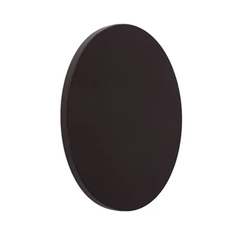 77285-10-43 wandlamp glimpse bruine schijf 22cm lucide led leder