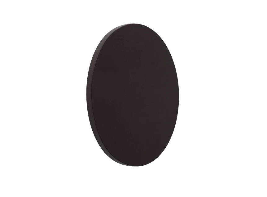 77285-10-43 wandlamp glimpse bruine schijf 22cm lucide led leder