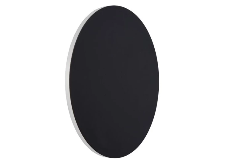 46201-08-30 eklyps wandlamp zwart lucide Ø 25cm LED 8W
