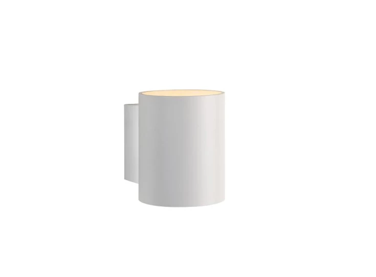 23252-01-31 xera wandlamp wit rond G9 modern aluminium lucide brandend