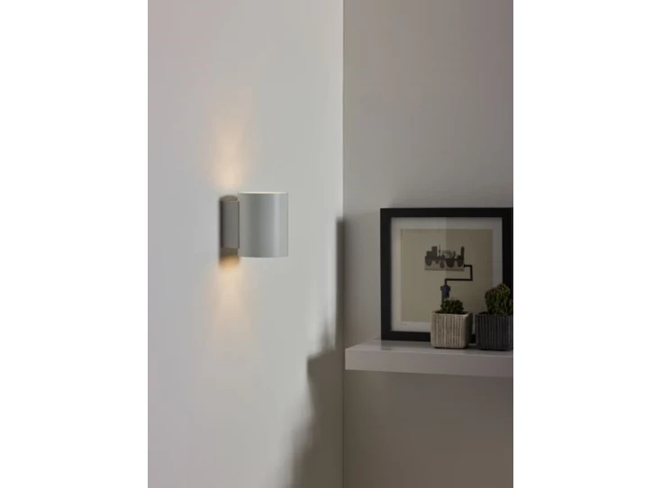 23252-01-31 xera wandlamp wit rond G9 modern aluminium lucide sfeerbeeld