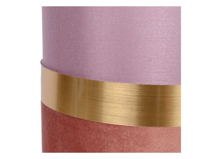 10508-01-66 tusse tafellamp roze linnen e14 lucide retro detail