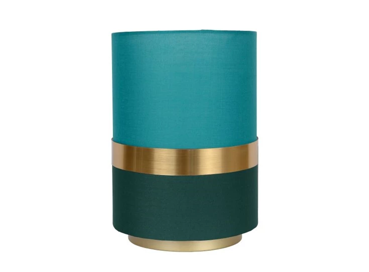 10508-01-33 tusse tafellamp groen linnen e14 lucide retro