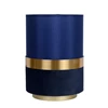 10508-01-35 tusse tafellamp blauw linnen e14 lucide retro