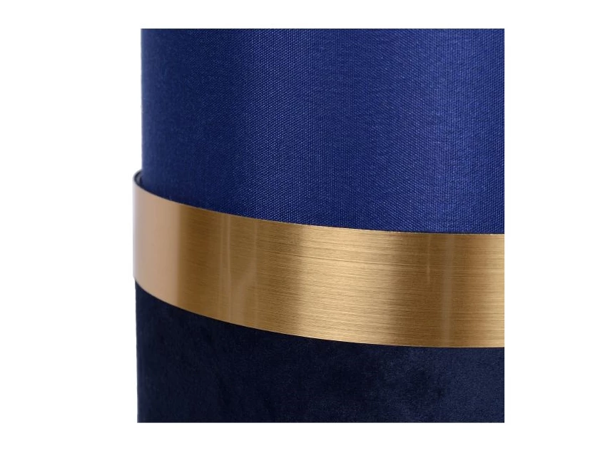 10508-01-35 tusse tafellamp blauw linnen e14 lucide retro detail