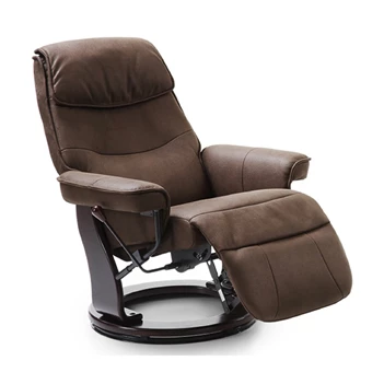 Patty bruin de eiken zetel relax ronde houten voet