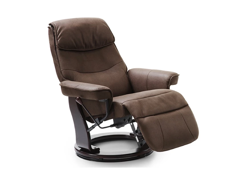 Patty bruin de eiken zetel relax ronde houten voet