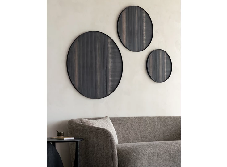 Set Muurdecoratie Layered Clay Wall Art 20643 Ethnicraft