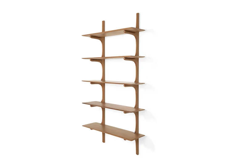 Zijkant Wandplank Pi Wall Shelf 5 Shelves 29779 Ethnicraft