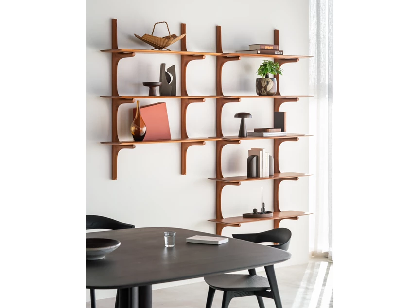 Sfeerfoto Wandplank Pi Wall Shelf 5 Shelves 29779 Ethnicraft