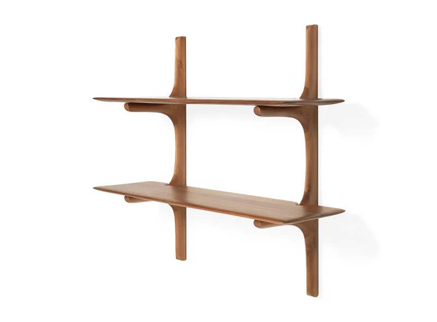 Zijkant Wandplank Pi Wall Shelf 2 Shelves 29777 Ethnicraft