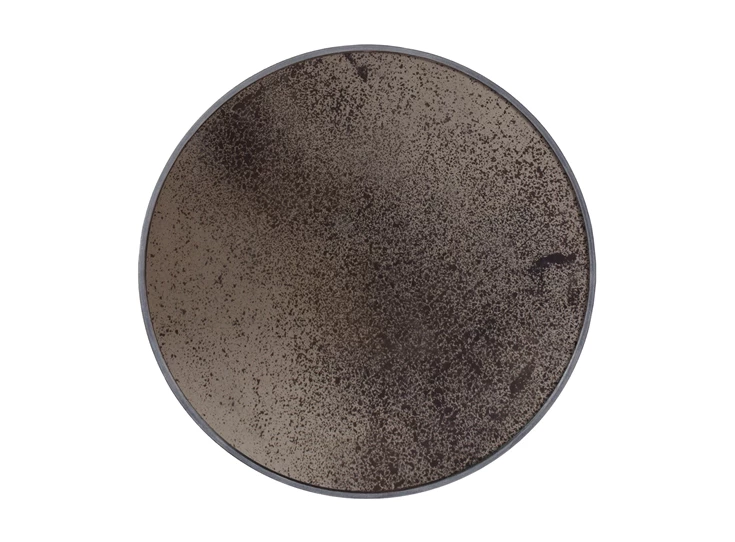 Spiegel Aged Wall Mirror Bronze Ø121 20613 Ethnicraft